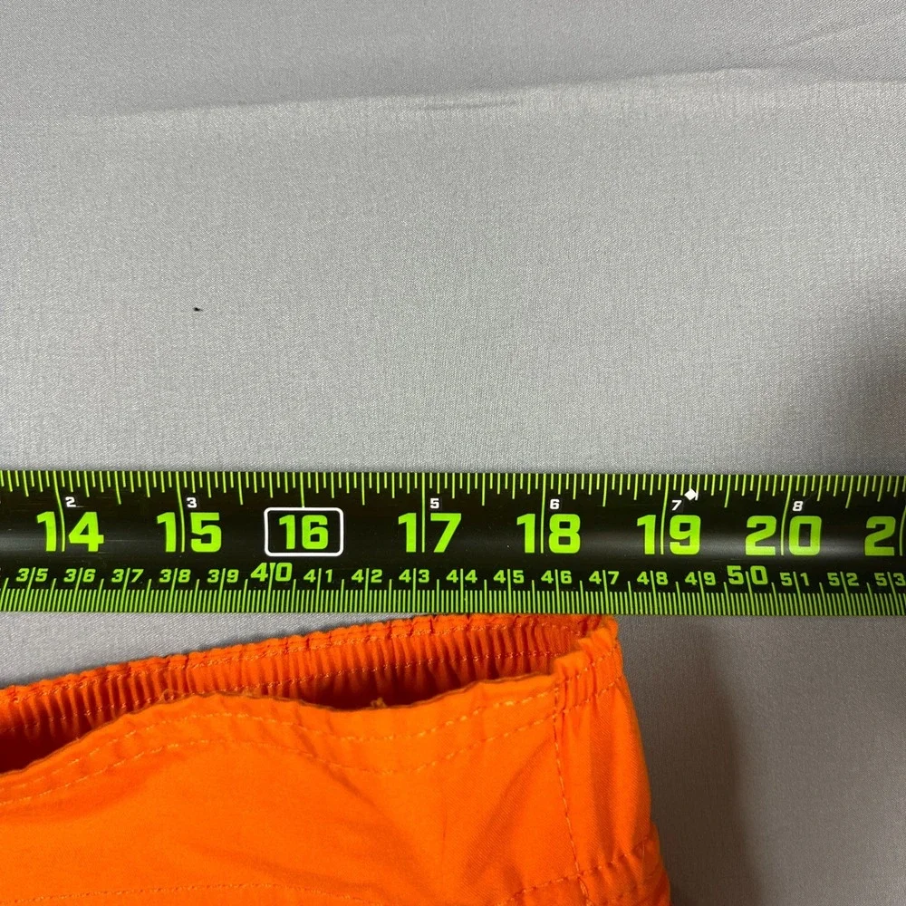 Aldrin Family Foundation Nasa Board Shorts Men XL Orange Mesh Quick Dry Swimwear